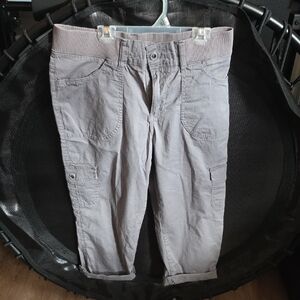 Lee Relaxed Fit Mid Rise Pants in Gray And Blue